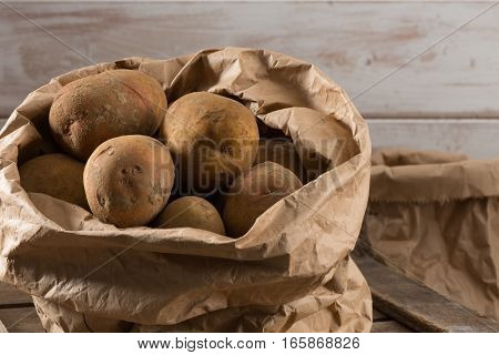 Potatoes In A Paper Sack