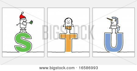 Santa, Tarzan, Unicorn