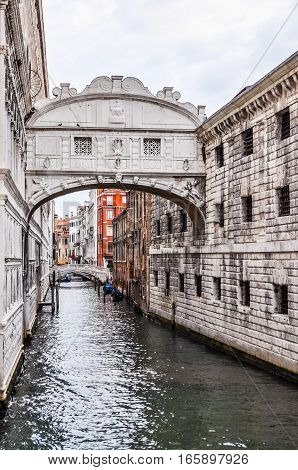 Hdr Bridge Of Sighs Venice