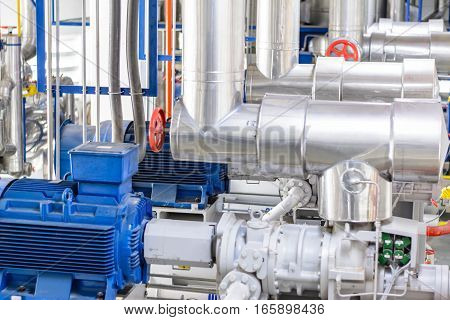 industrial pipe line refrigeration at manufacturing , pipe line refrigeration in Asia