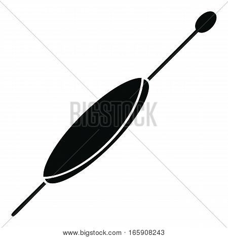Floating bobber icon. Simple illustration of floating bobber vector icon for web