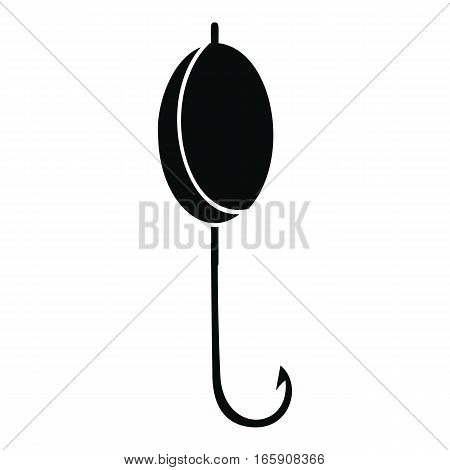 Little floating bobber icon. Simple illustration of little floating bobber vector icon for web