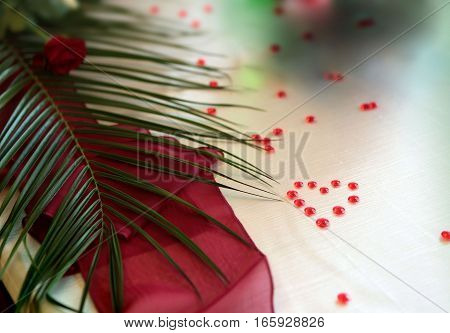 diamonds for Valentine arranged in the shape of heart