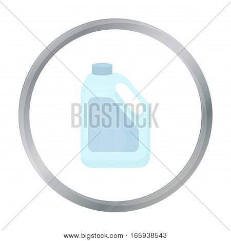 Bottle milk icon cartoon. Single bio, eco, organic product icon from the big milk cartoon. - stock vector