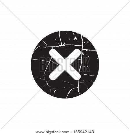 Cross Red Sign Element