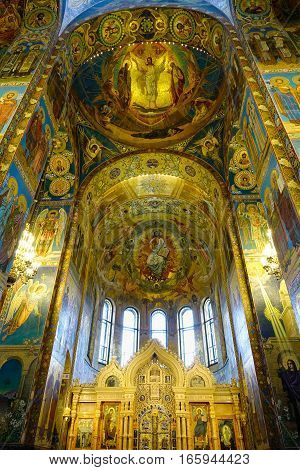 Church Of The Savior On Spilled Blood In Russia