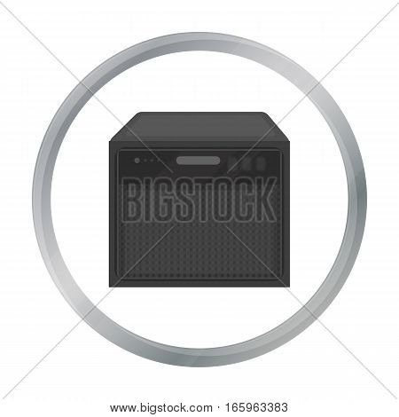 Guitar amplifier icon in cartoon style isolated on white background. Musical instruments symbol vector illustration