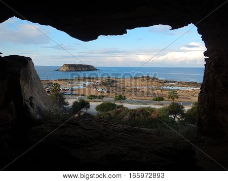 Beautiful Rocky Shore Of Cyprus