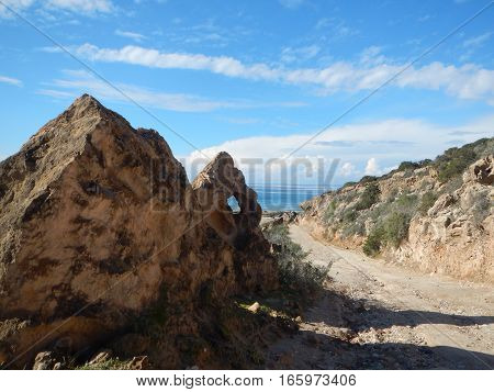 Avakas Gorge In Western Cyprus