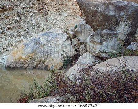 Avakas Gorge In Western Cyprus