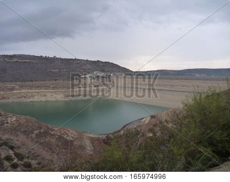 Kouris Dam In Southern Cyprus