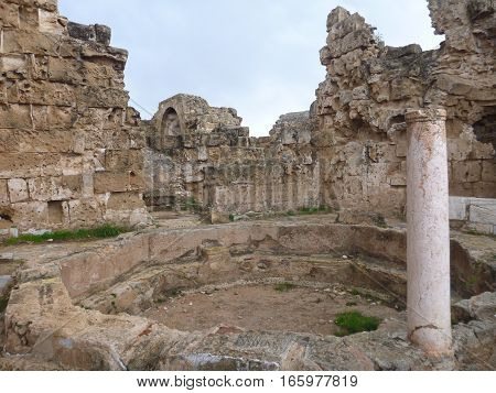 Ancient Greek Archeological Site Salamis