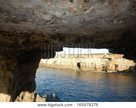 Beautiful Rocky Shore Of Cyprus