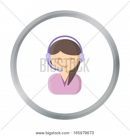 Support cartoon icon. Illustration for web and mobile.