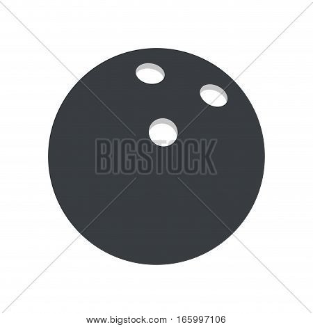 pictogram bowlling ball sport vector illustration eps 10