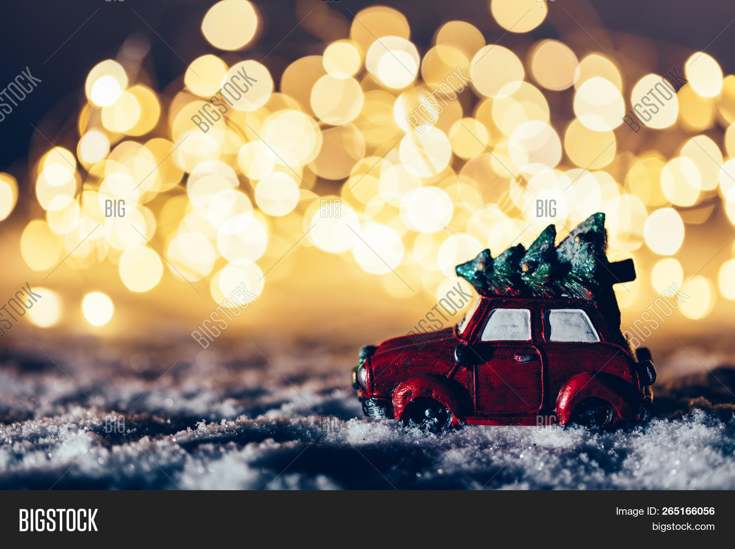 Red Car Christmas Tree Image & Photo (Free Trial) Bigstock