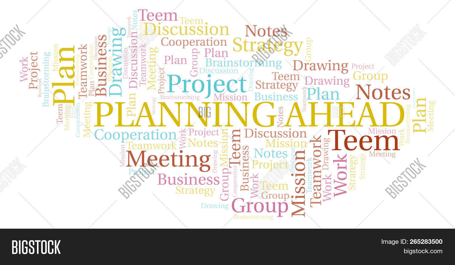 Planning Ahead Word Image & Photo (Free Trial) Bigstock