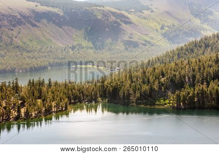 Overlooking Laky Mary And Lake George In Mammoth Lakes, California