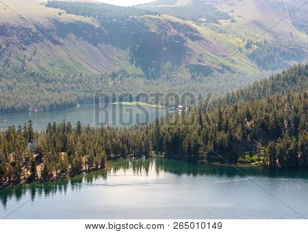 Overlooking Laky Mary And Lake George In Mammoth Lakes, California