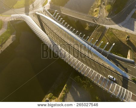 Kaiku Bridge, Barakaldo, Bizkaia, Basque Country, Spain