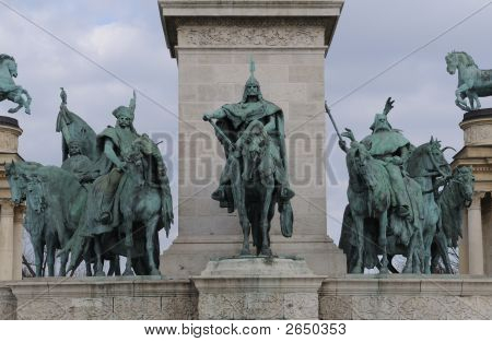 Detail van Heroes' Square