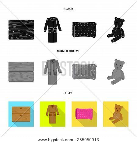 Isolated Object Of Dreams And Night Symbol. Set Of Dreams And Bedroom Vector Icon For Stock.