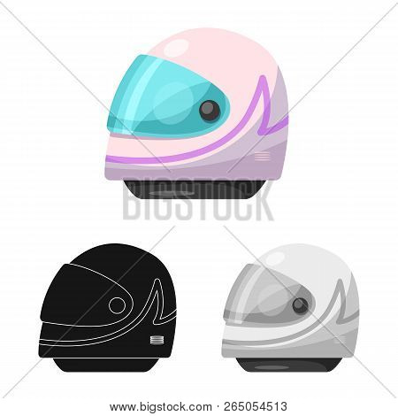Vector Design Of Car And Rally Icon. Set Of Car And Race Vector Icon For Stock.