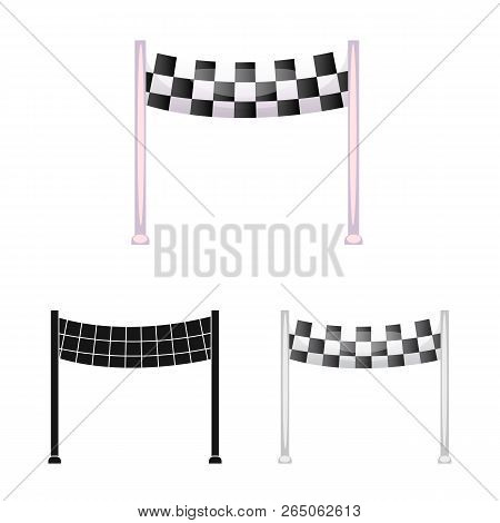 Vector Design Of Car And Rally Icon. Collection Of Car And Race Vector Icon For Stock.