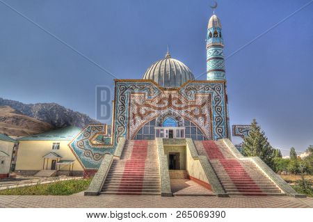 Exterior View To Naryn Central Mosque - 15 September 2016 Naryn Kyrgyzstan
