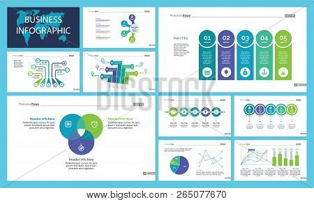 Business Inforgraphic Design Set For Strategy Concept. Can Be Used For Business Project, Annual Repo
