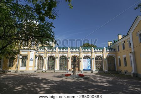 Strelna, St. Petersburg, Russia - August 09, 2018: Palace Of Prince Lvov In The Village Of Strelna, 