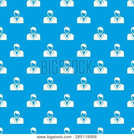 Croupier Pattern Seamless Blue Repeat For Any Use