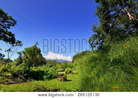 Wonderful Place and Blue sky at Bukit tinggi Indonesia