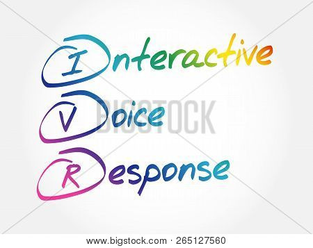 Ivr - Interactive Voice Response, Acronym Business Concept