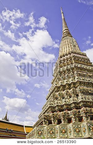 Pra-chetupon chrám Bangkok Thajsko