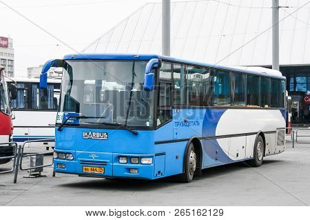 Chelyabinsk, Russia - July 2, 2008: Interurban Bus Ikarbus Ik-301 At The Bus Station.