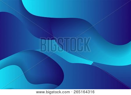 Colorful Geometric Background. Fluid Shapes Composition. Eps10 Vector.