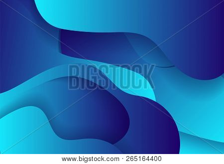 Colorful Geometric Background. Fluid Shapes Composition. Eps10 Vector.