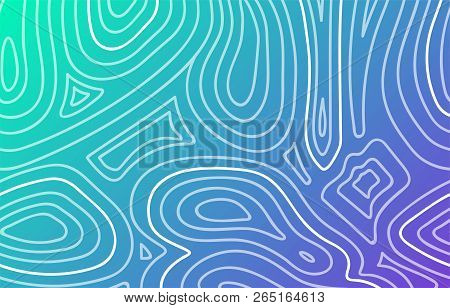 Seamless Striped Abstract Blue And Purple Pattern. Vector