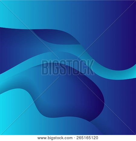 Colorful Geometric Background. Fluid Shapes Composition. Eps10 Vector.