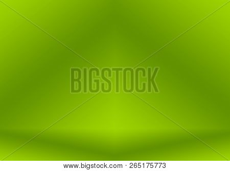 Abstract Blur Empty Green Gradient Studio Well Use As Background, Website Template, Frame, Business 