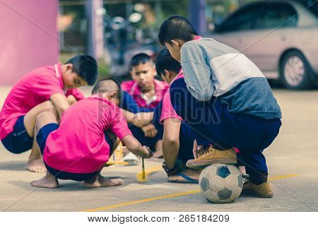 Kanchanaburi Thailand - September 20 :  Unidentified Students He