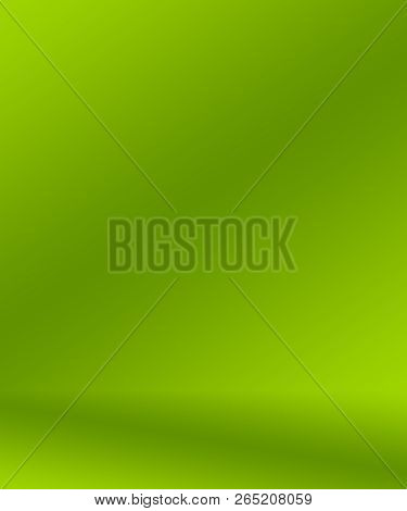 Abstract Blur Empty Green Gradient Studio Well Use As Background, Website Template, Frame, Business 