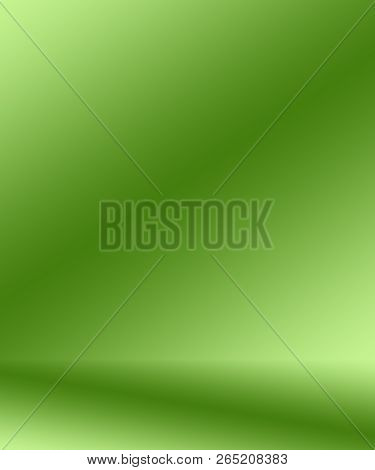 Abstract Blur Empty Green Gradient Studio Well Use As Background, Website Template, Frame, Business 