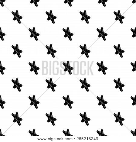 Star Clothes Button Pattern Vector Seamless Repeating For Any Web Design
