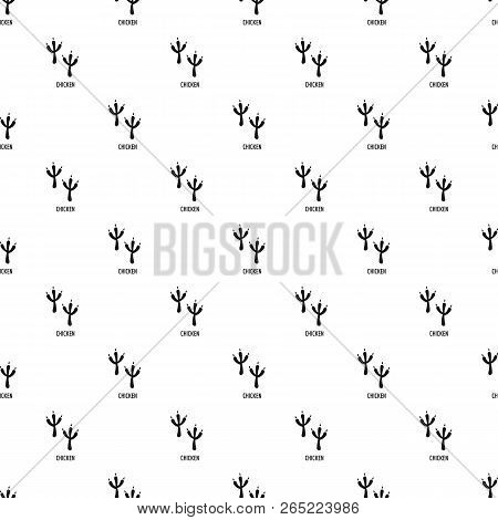 Chicken Step Pattern Seamless Vector Repeat Geometric For Any Web Design