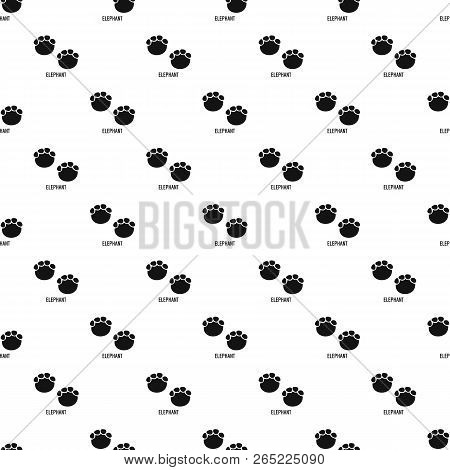 Elephant Step Pattern Seamless Vector Repeat Geometric For Any Web Design