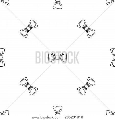 Old Bow Tie Pattern Seamless Vector Repeat Geometric For Any Web Design