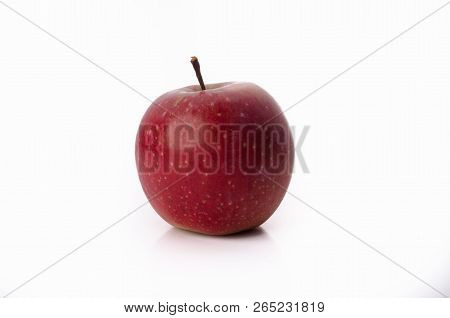 Fresh Red Apple Isolated On White. With Clipping Path.