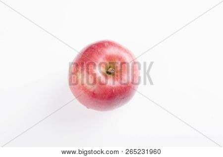 Fresh Red Apple Isolated On White. With Clipping Path.